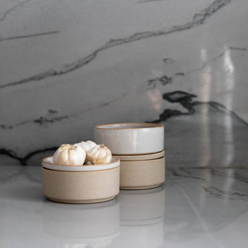 Minimal Salt Cellar | Raw Stoneware