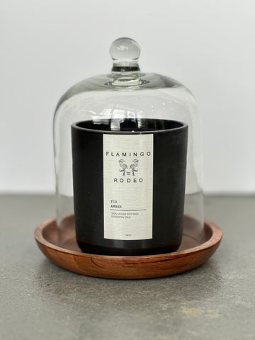 Glass Cloche and Base