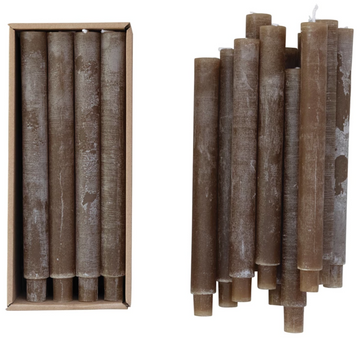 Olive Taper Candles