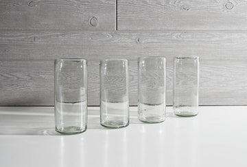 Handblown Mexican Highball Glasses - Set of 4