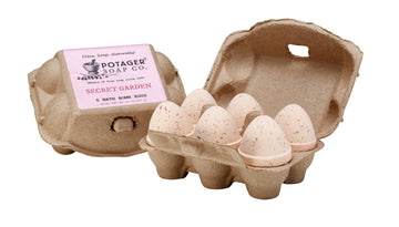Bath Bomb Eggs - 6 PK: Secret Garden