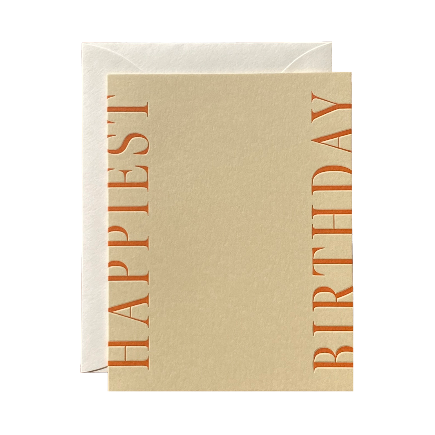 Happiest Birthday No. 37: Sand / Single Card