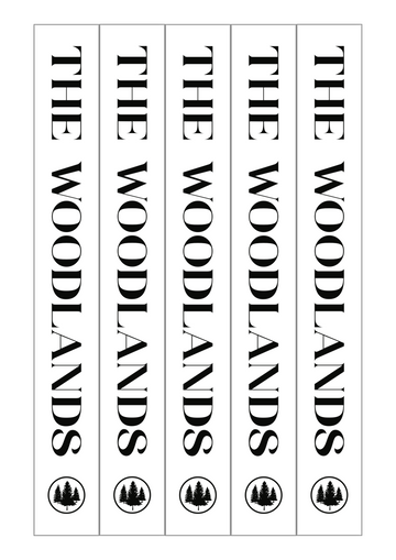 The Woodlands - Decorative Book