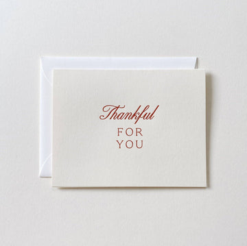 Thankful For You No. 30: Creme / Single Card