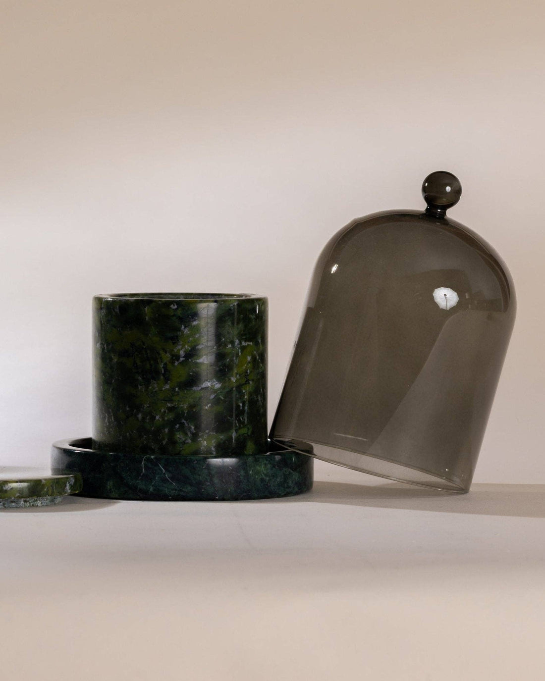 Moss Cloche + Stone