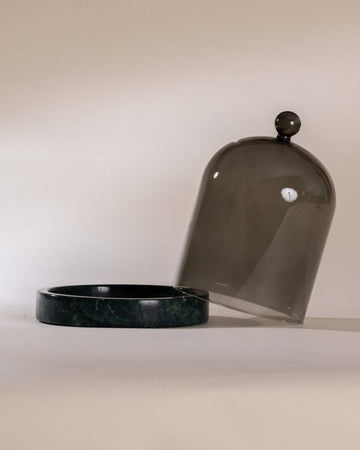 Moss Cloche + Stone