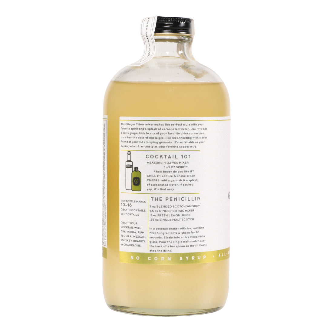 Ginger Citrus Cocktail Mixer: SUMMER SEASONAL