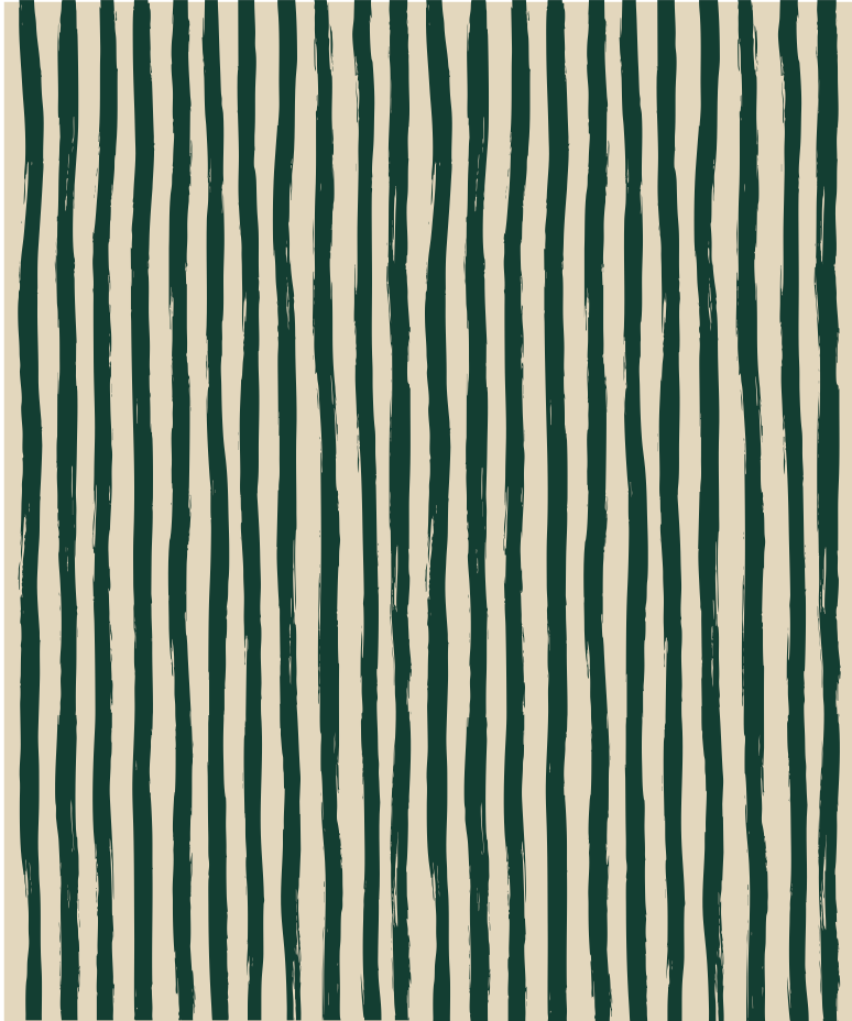 Stripe Plush Throw - Evergreen