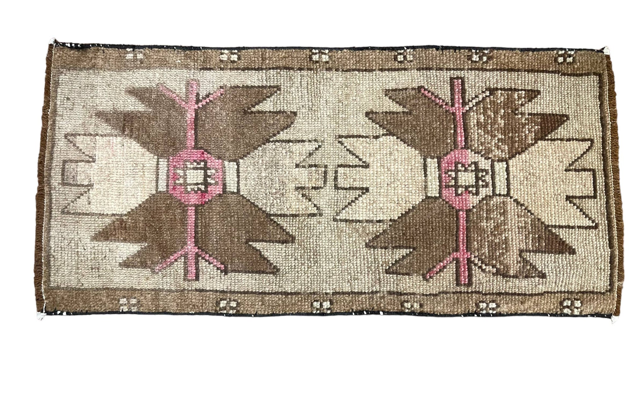 Hand-loomed Vintage Turkish Rug | 1.6 x 3