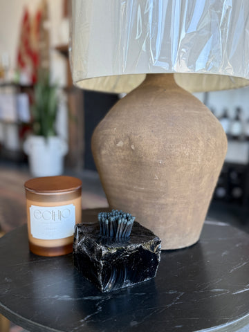 Black Obsidian Votive holder