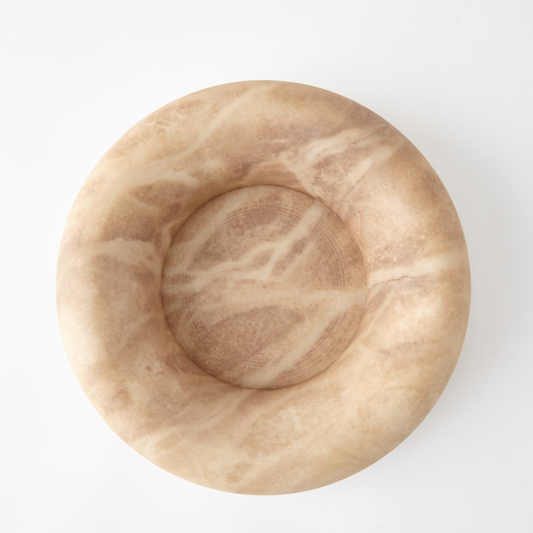 Alabaster Ring Bowl - Squat
