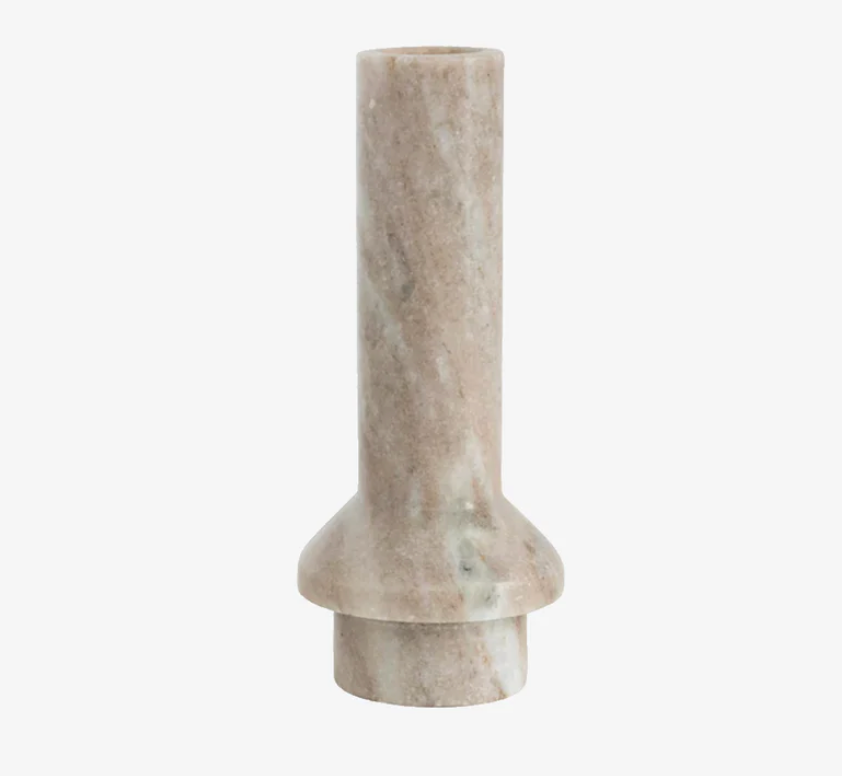 Large Marble Taper Candle Holder