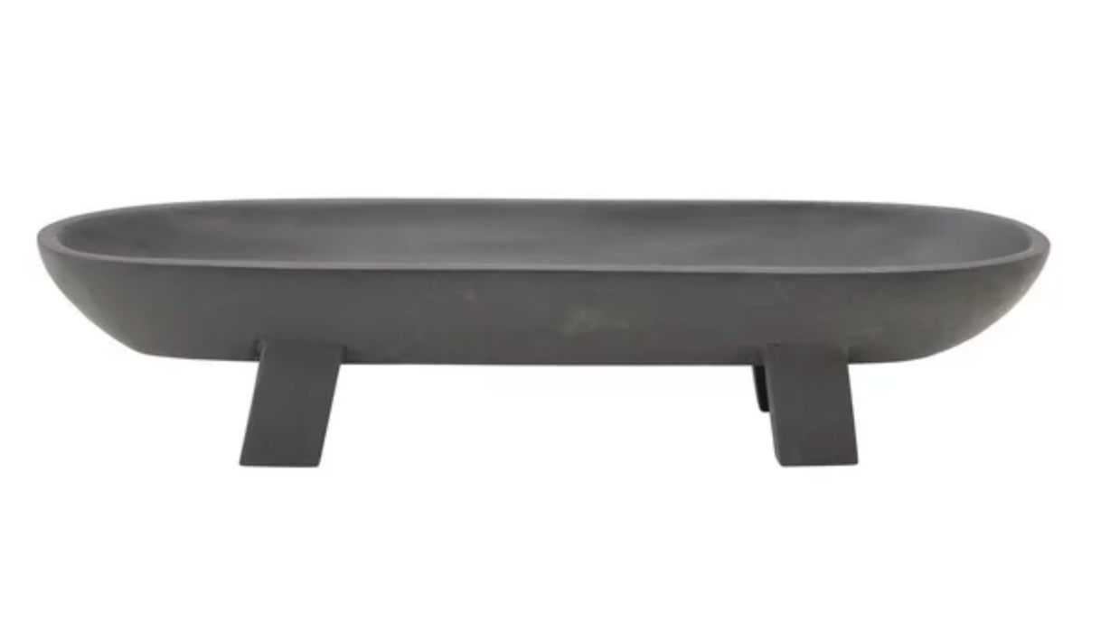 Black Mango Wood Serving