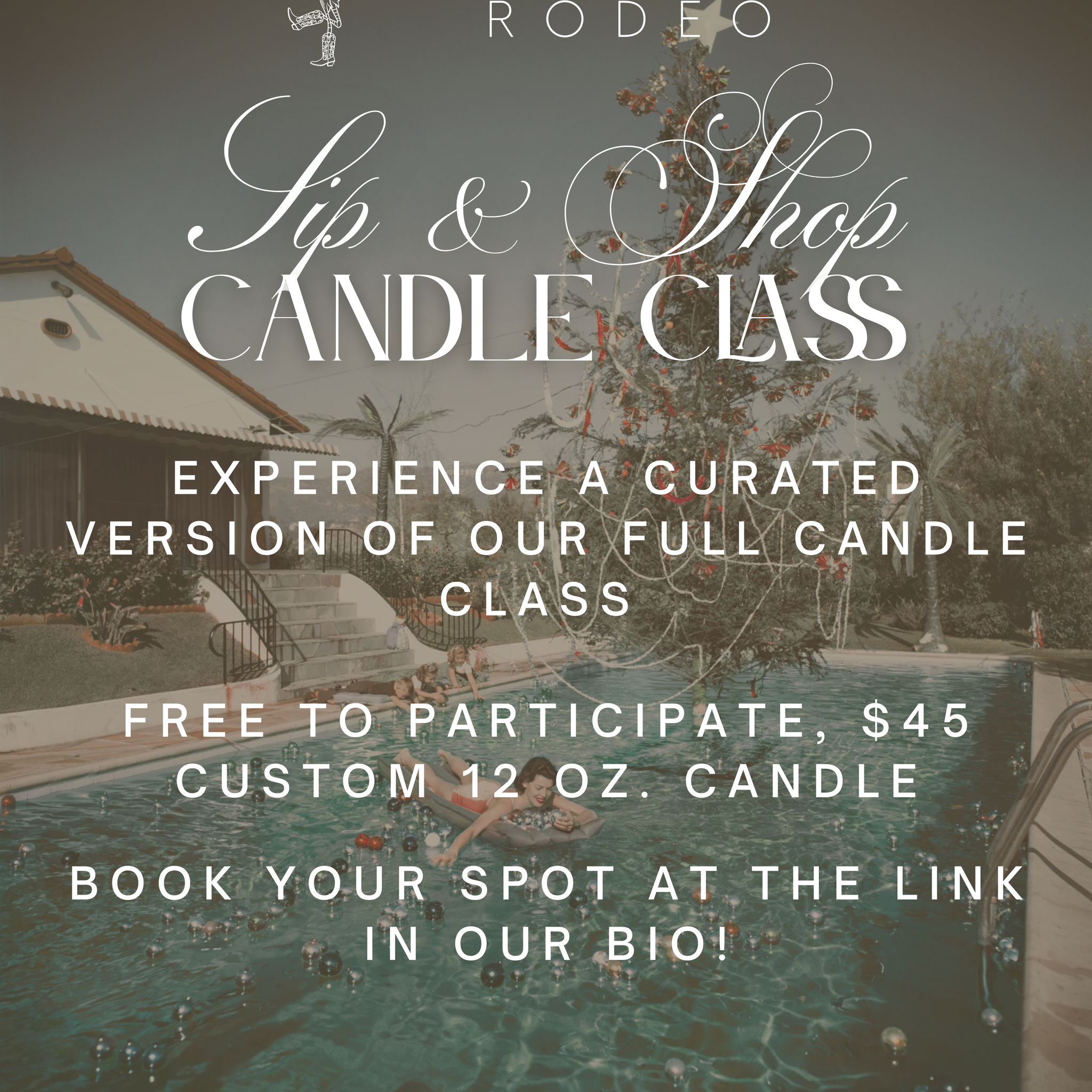 Candle Making Experience - Sip & Shop 11/13