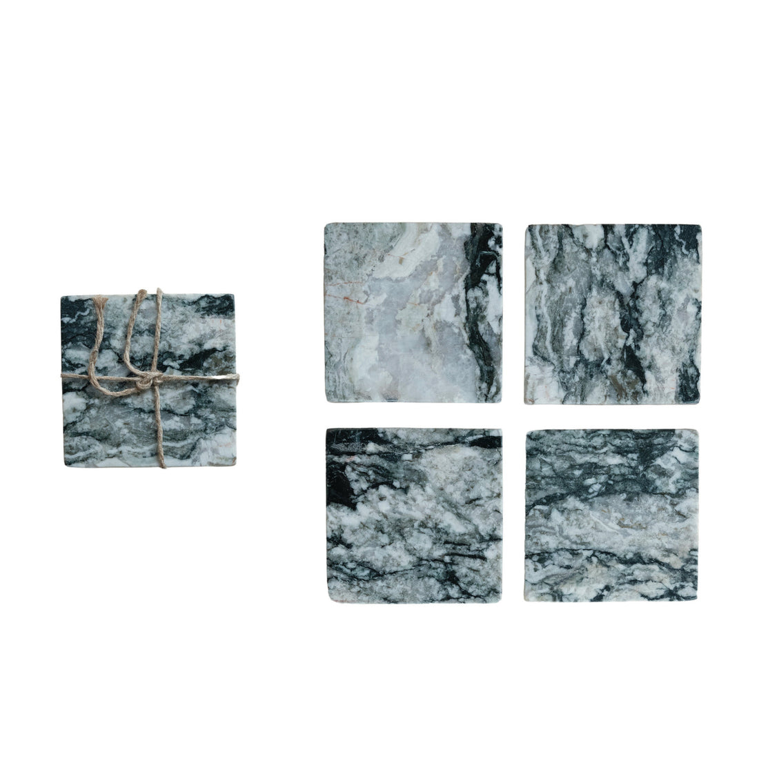 Black Marble Coasters