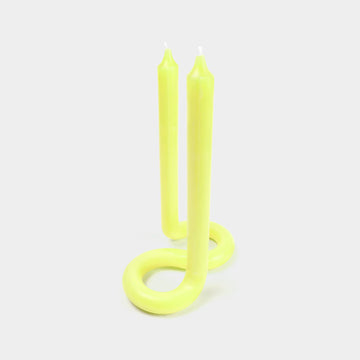 Twist Candle Sticks by Lex Pott - Yellow