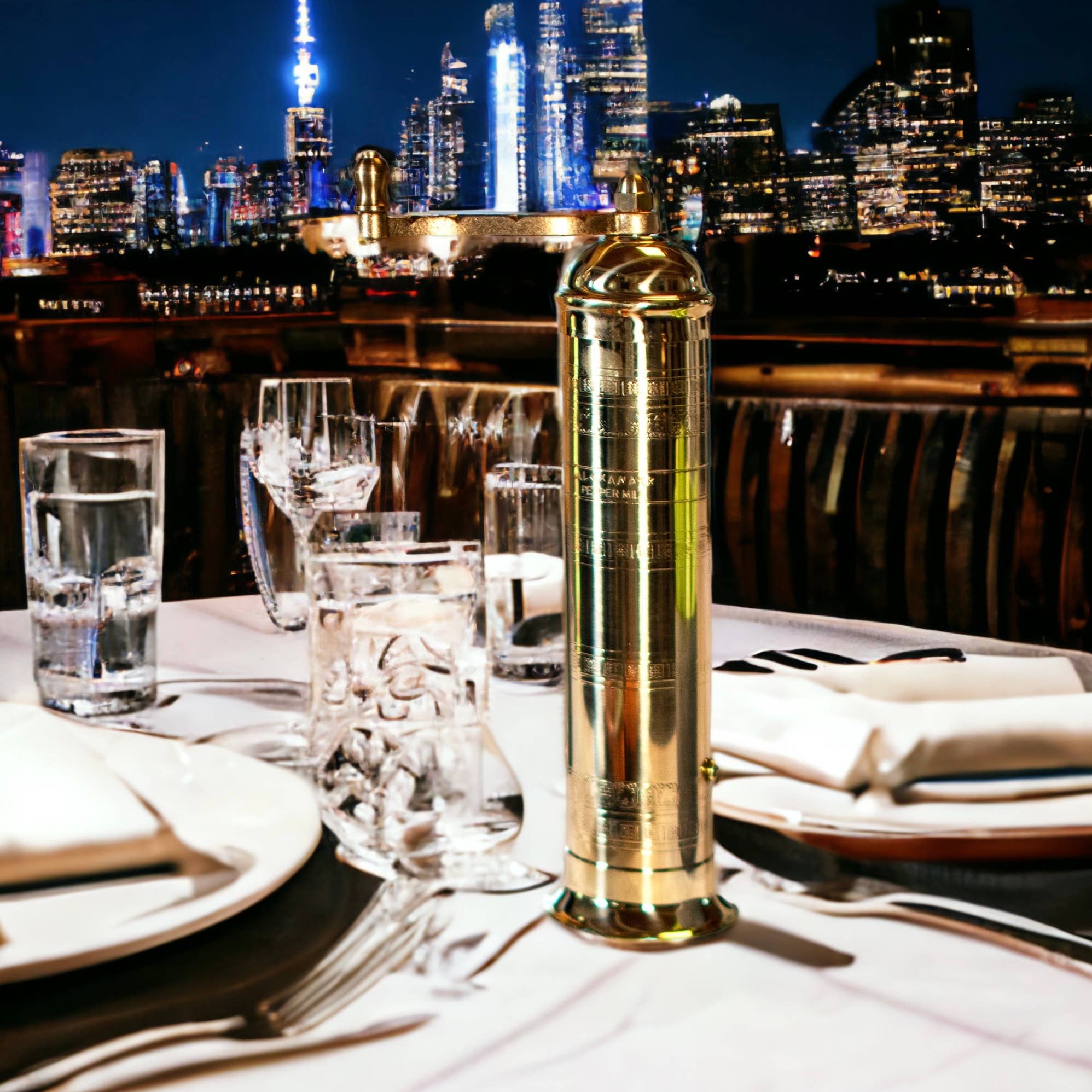 Large Brass mill - 10" pepper grinder
