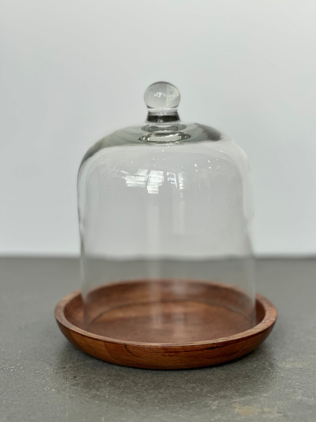 Glass Cloche and Base