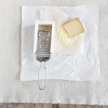 Marble and Stainless Steel Cheese Grater