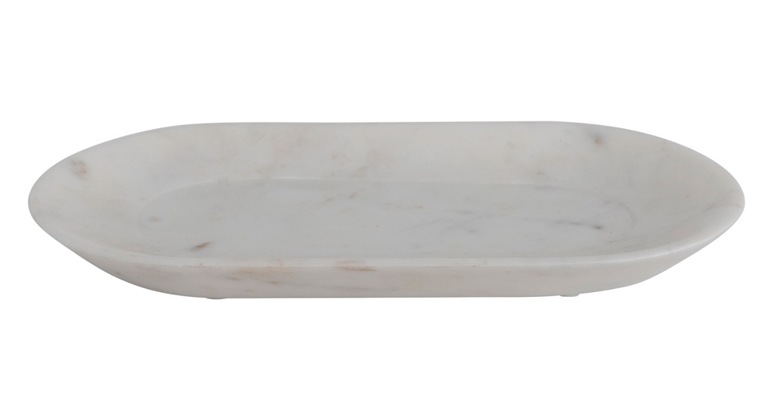 Oval Marble Tray