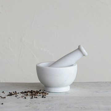 Marble Mortar & Pestle