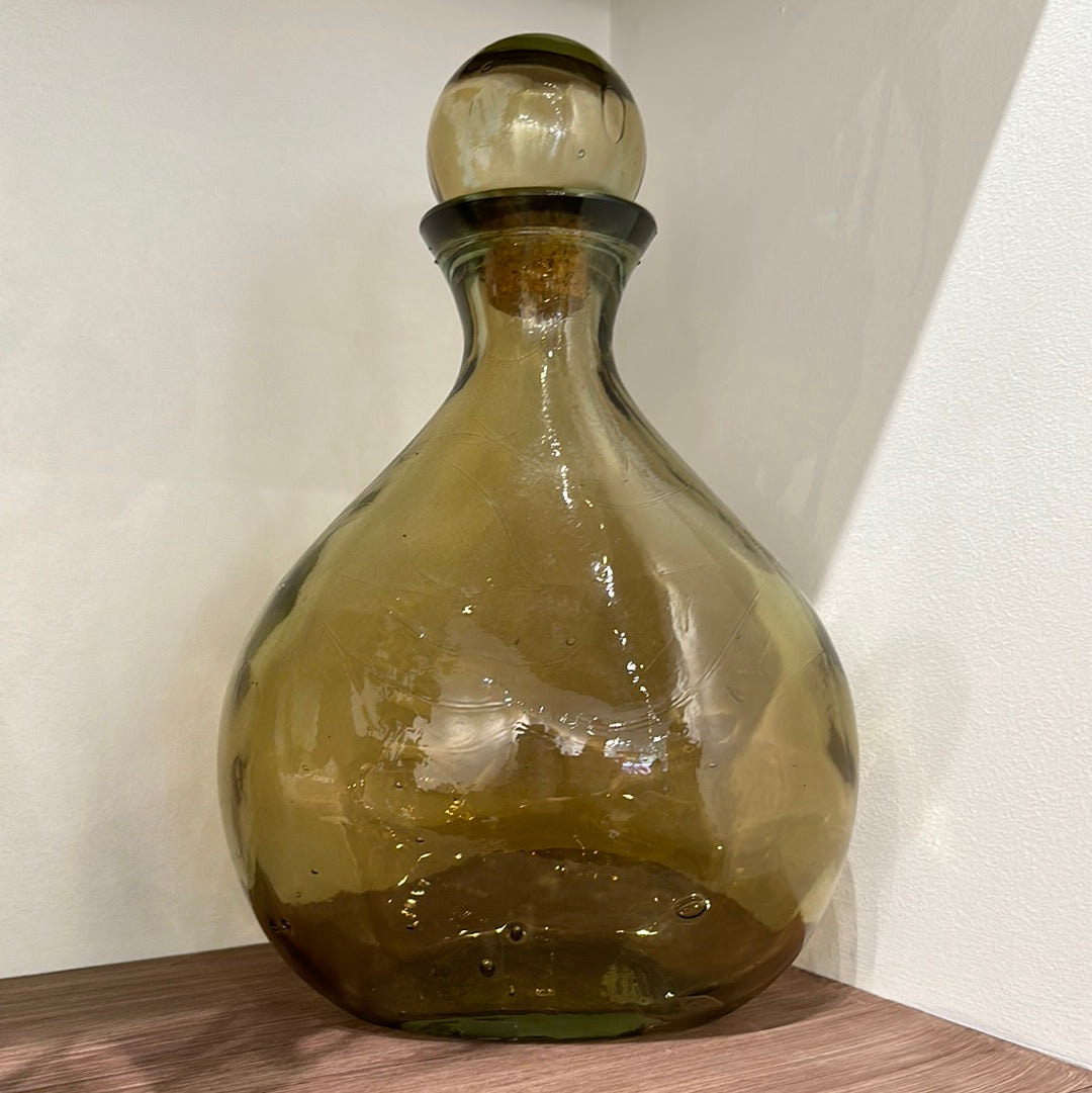 Vintage decanter - Olive